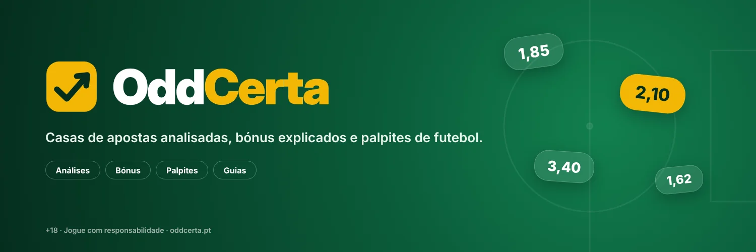 OddCerta: casas de apostas analisadas, bónus explicados e palpites de futebol